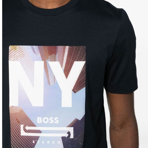 CAMISETA AZUL TIBURT 511 BOSS